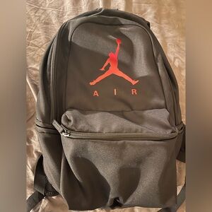 Jordan Black and Red Backpack